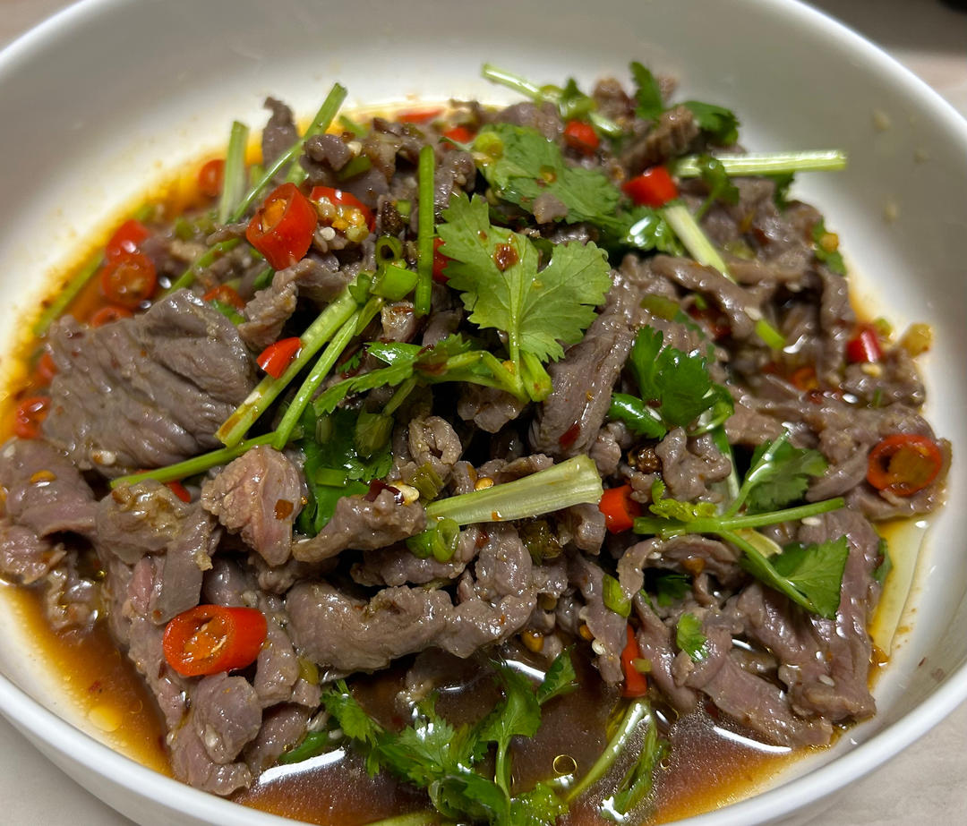 丈母娘吃了都夸的凉拌香菜牛肉