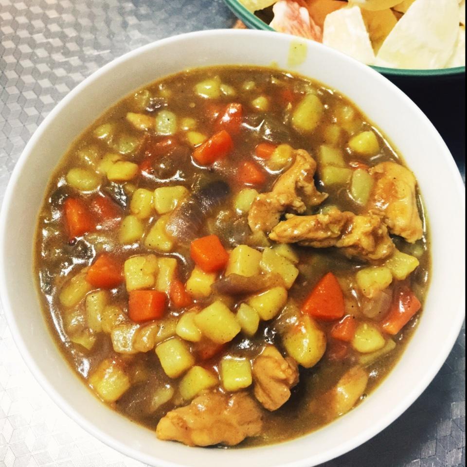 咖喱鸡肉饭