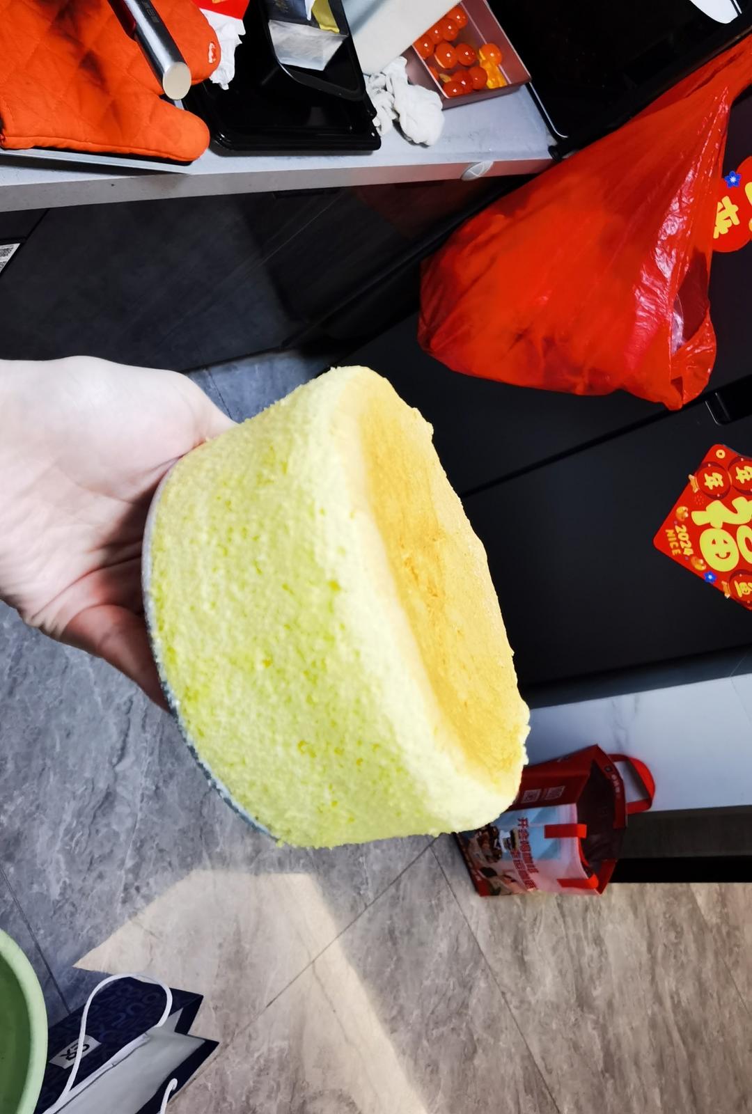 超柔软6寸戚风蛋糕(附8寸配方)零失败 超详细‼️含操作视频