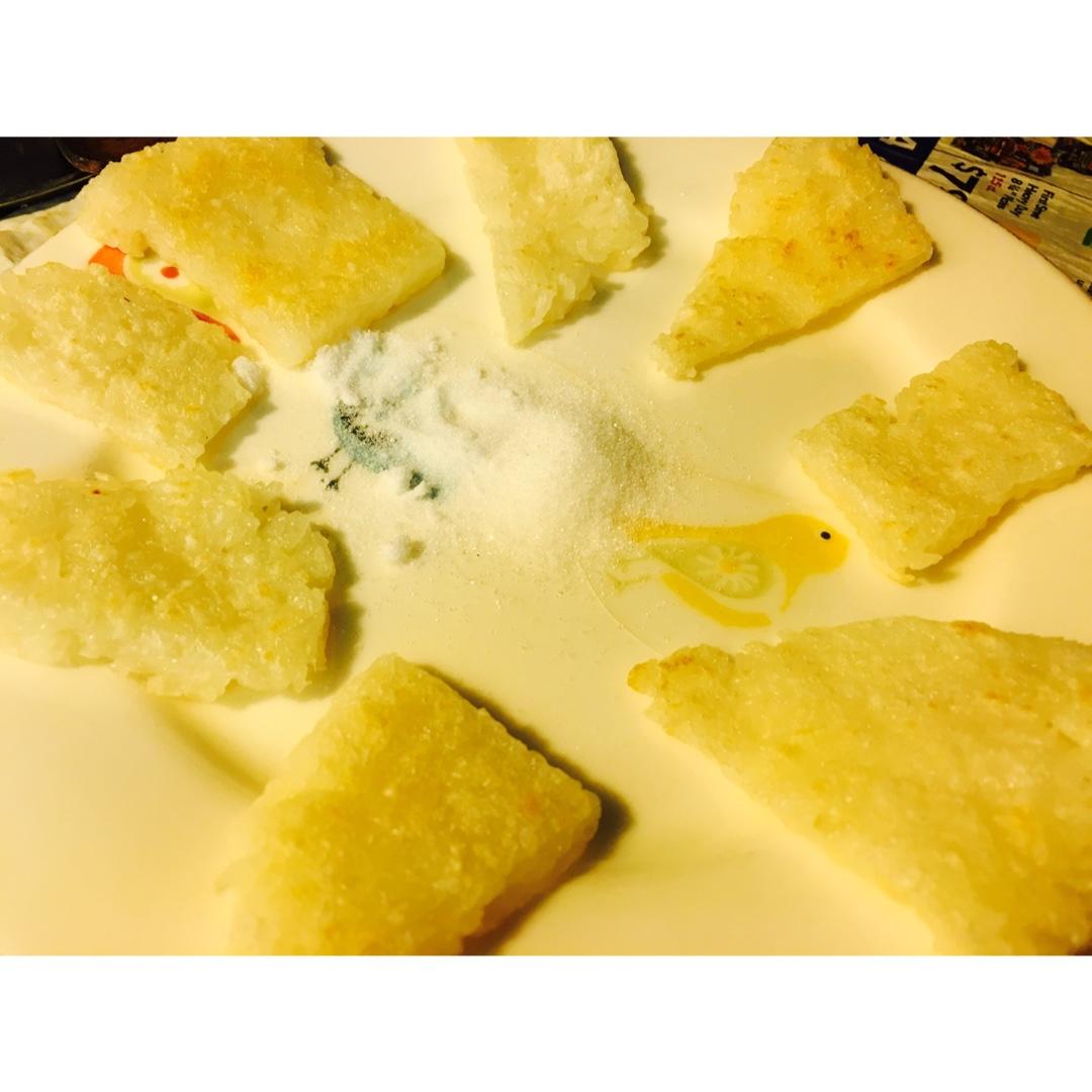 糯米糍粑---江南人叫它糍饭糕！