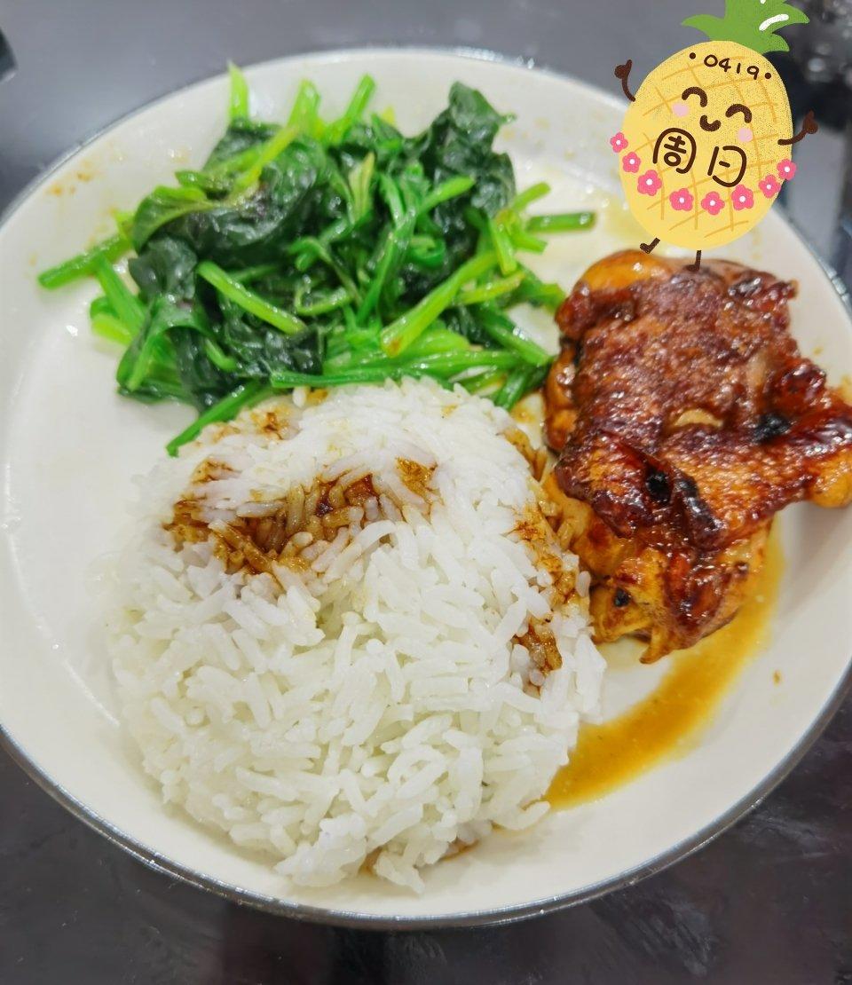 照烧鸡腿饭