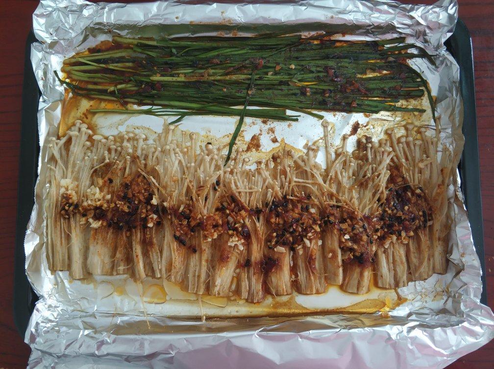 五分钟快手烤韭菜金针菇（烤箱版）