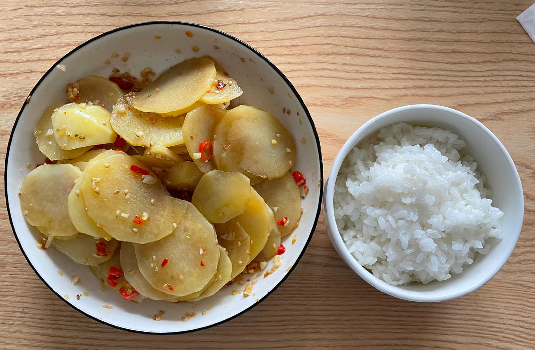 因为这个土豆片 我在小区出名了