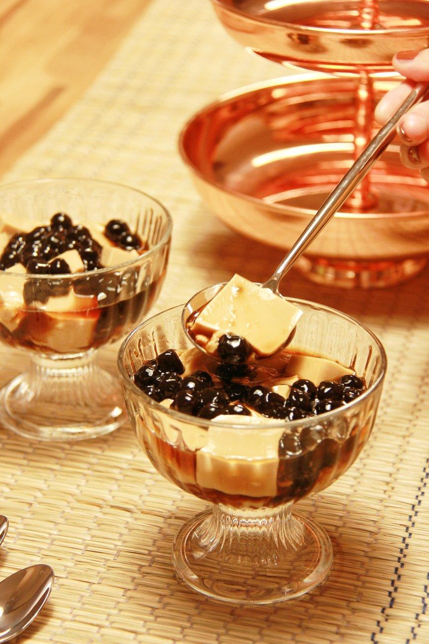 沉夕做的超q弹嫩滑75巨好吃珍珠奶茶奶冻04入口即化