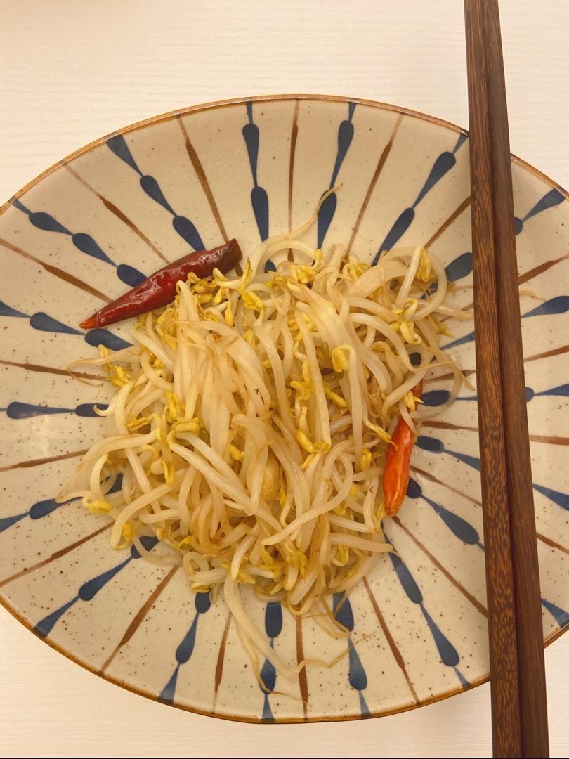 酸爽的醋溜豆芽