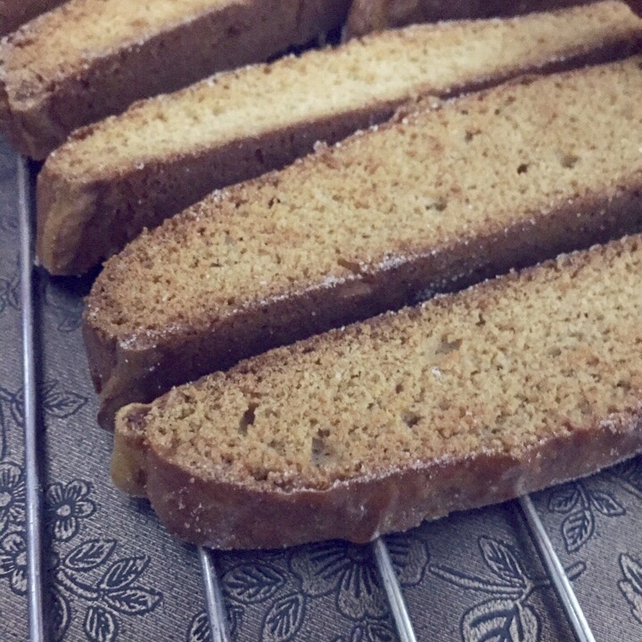 肉桂红糖意式脆饼干 Cinnamon Toasted Biscotti