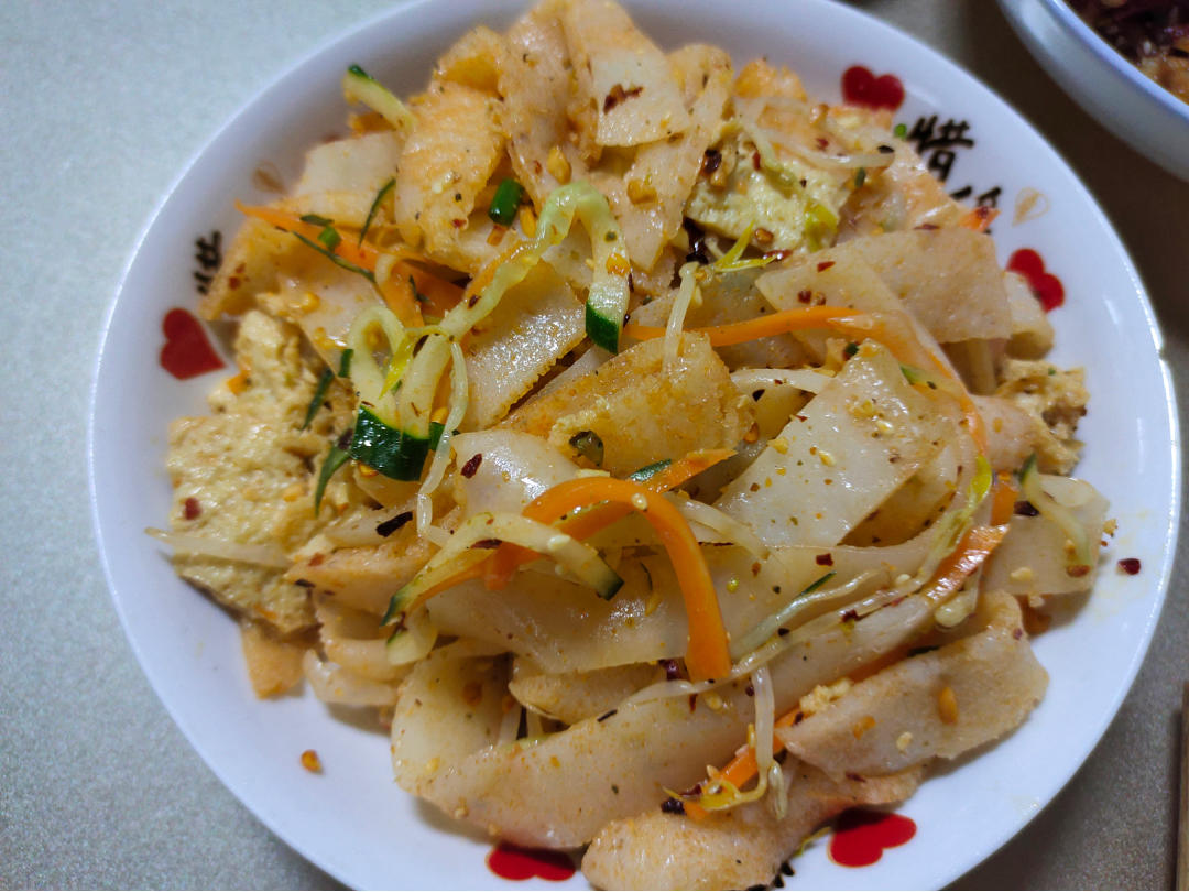 家庭版凉皮，面皮的做法