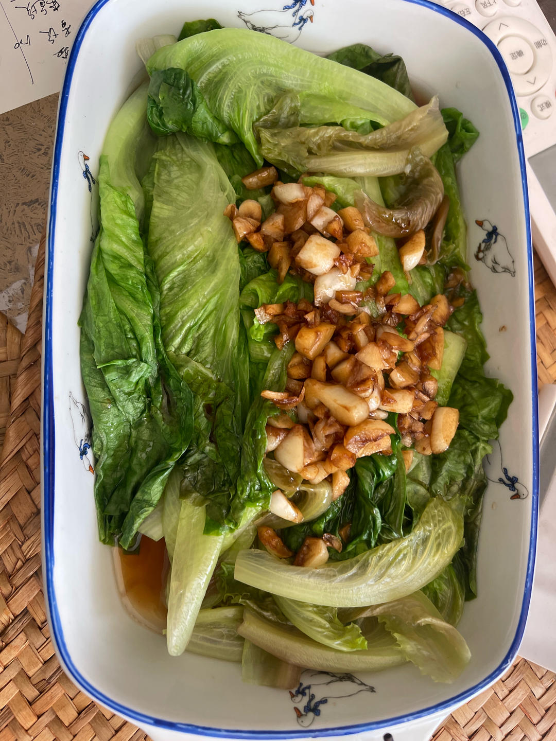 白灼生菜（罗马生菜）