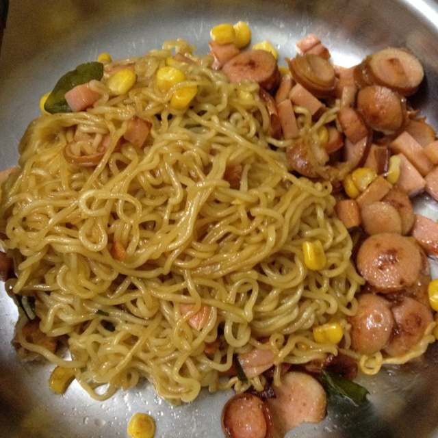 炒方便面