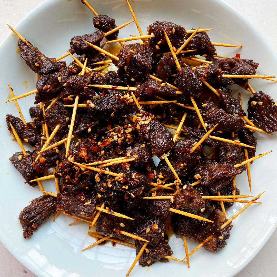 超详细的牙签牛肉