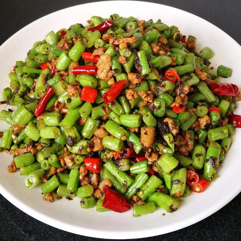 香水厨娘做的最喜爱的下饭菜橄榄肉末四季豆