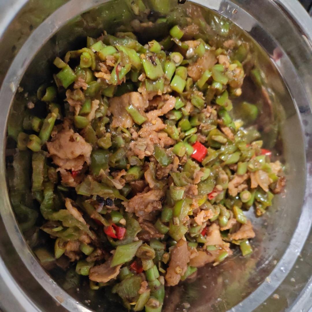 超简单的家常下饭菜猪肉末辣炒豆角