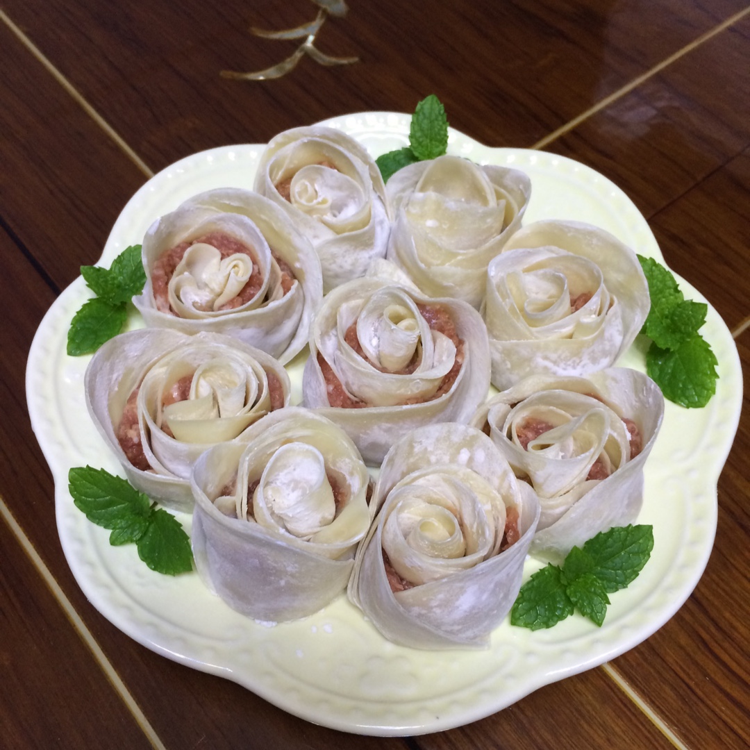 oasis201918做的玫瑰花饺子