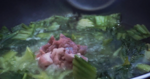 90后白领的10/365个小煮意#芥菜瘦肉鸡蛋汤的做法 步骤6