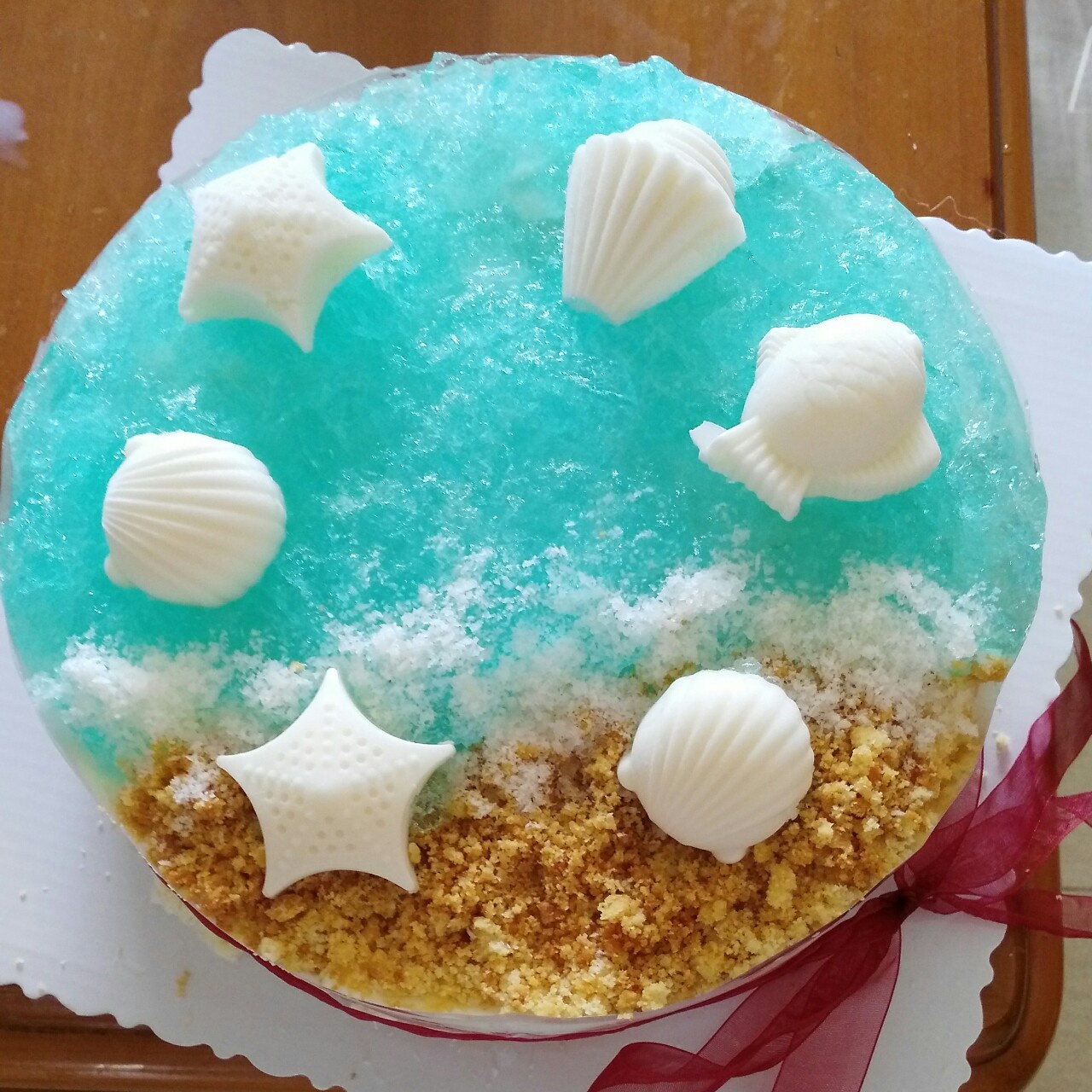海洋椰风 慕斯蛋糕（8寸)