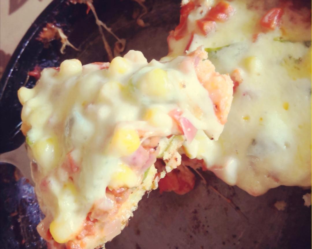 快手披萨（馒头饼底+平底锅版）