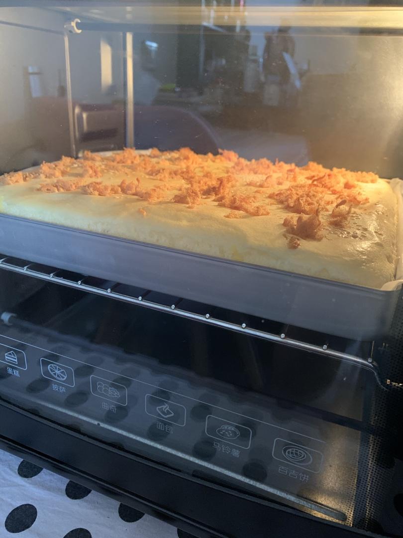 芝士夹心肉松蛋糕🍰