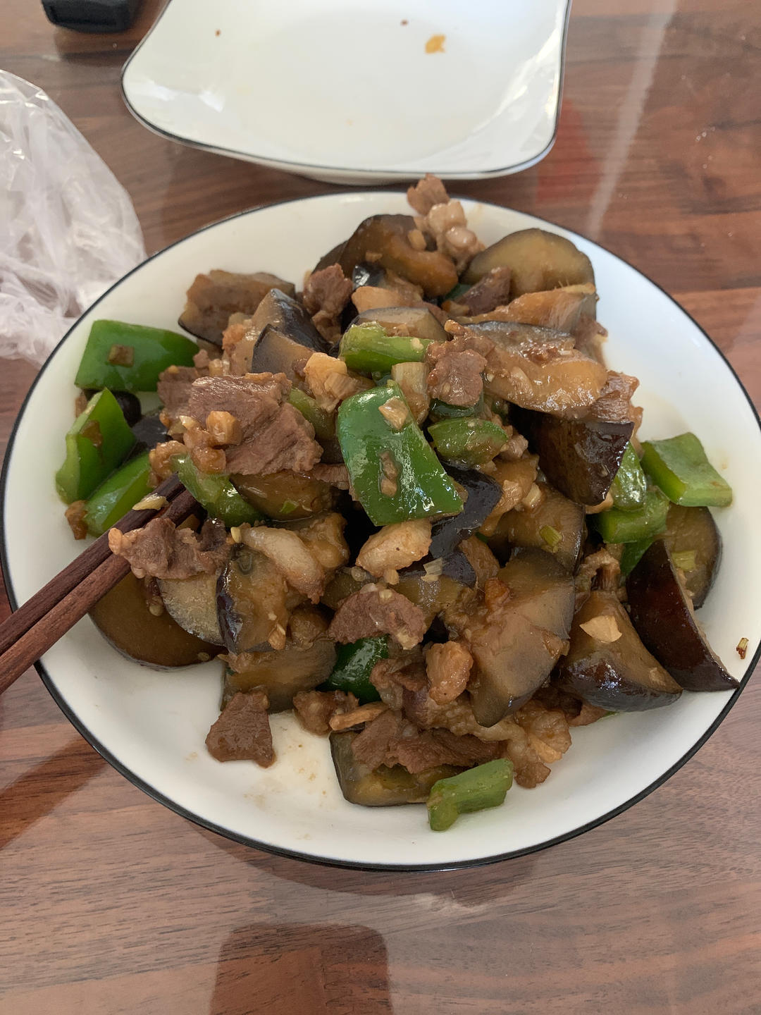 茄子炒肉