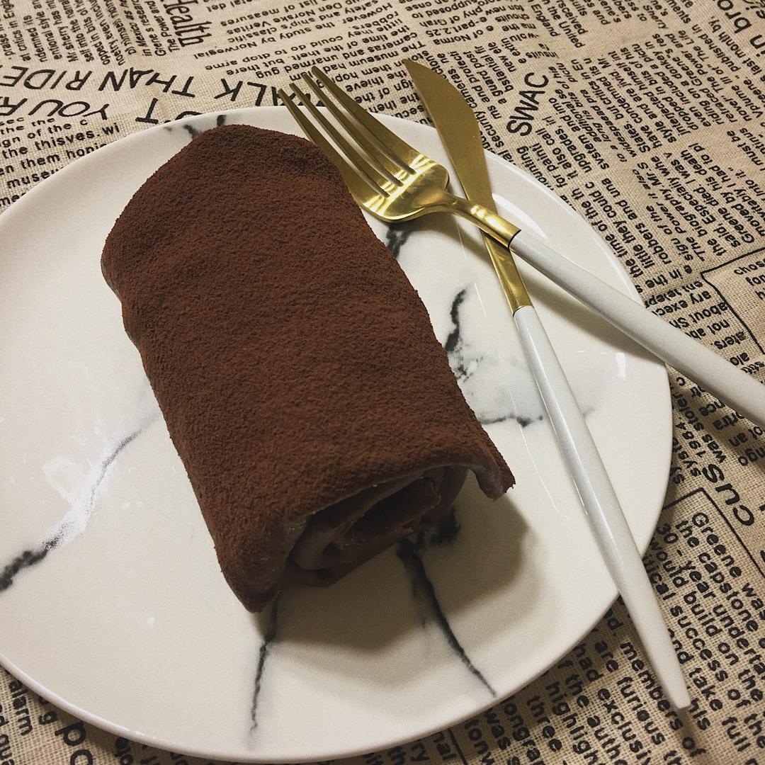 网红食谱│抹茶毛巾卷