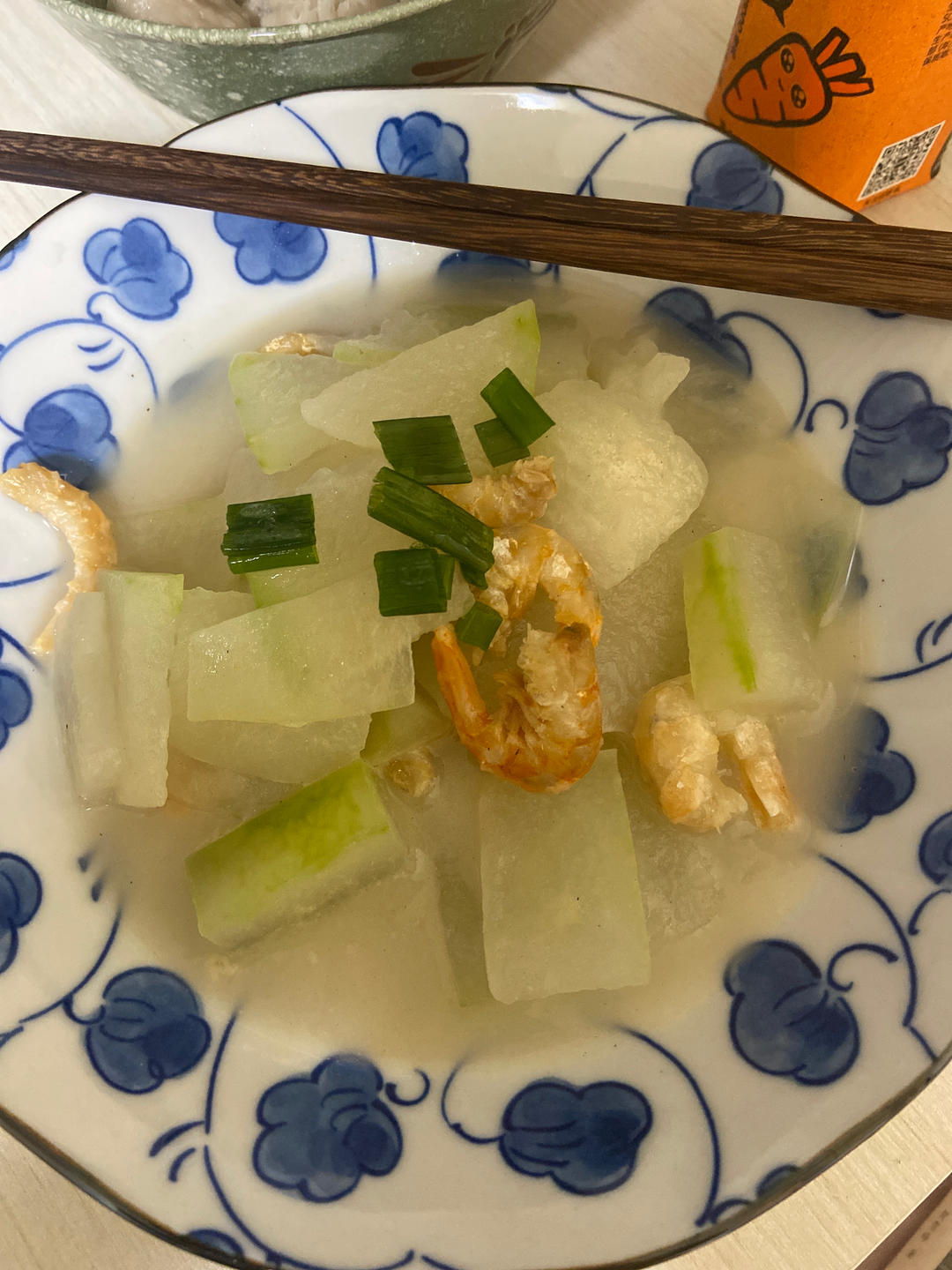 海米烧冬瓜新手菜超级简单好吃