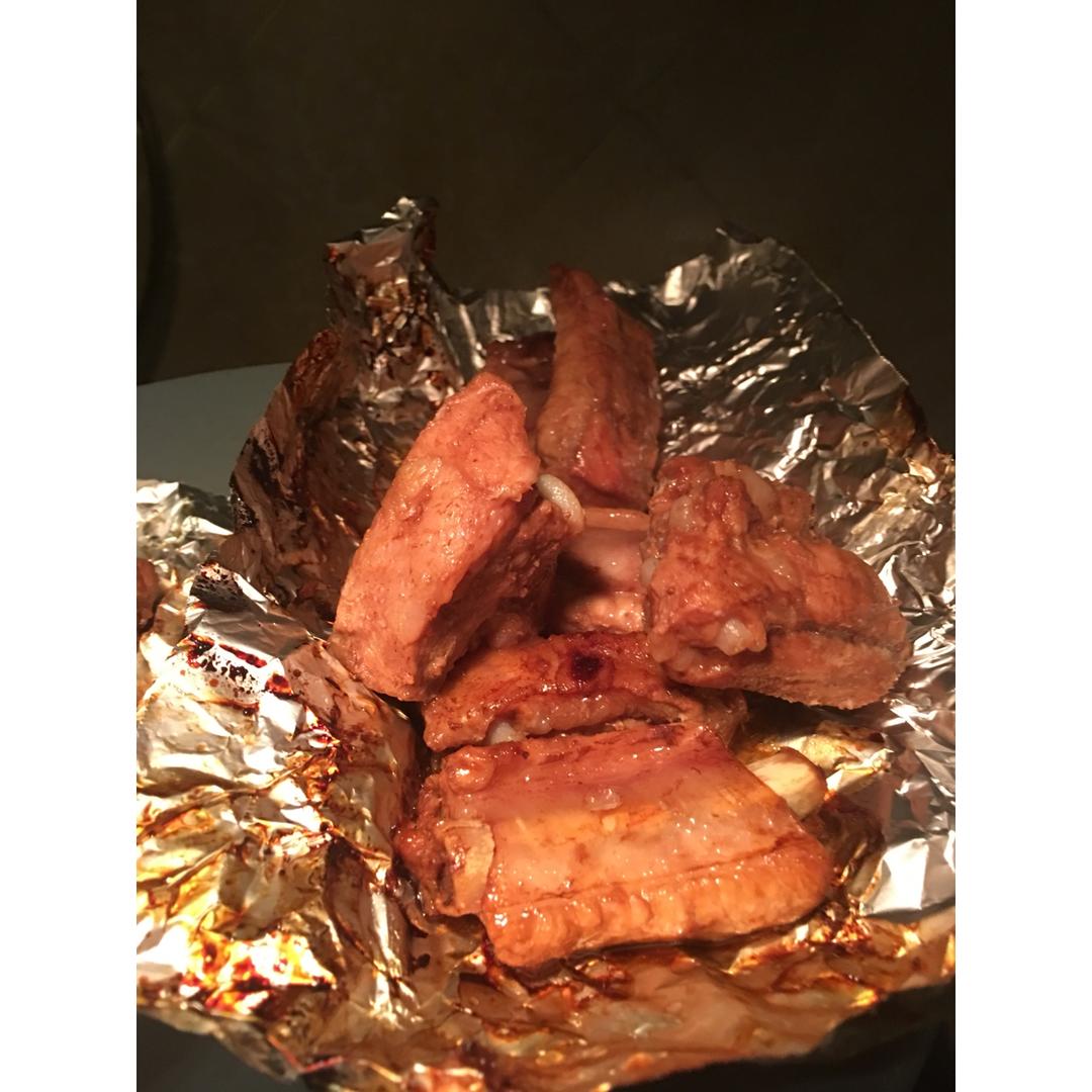 锡纸烤排骨