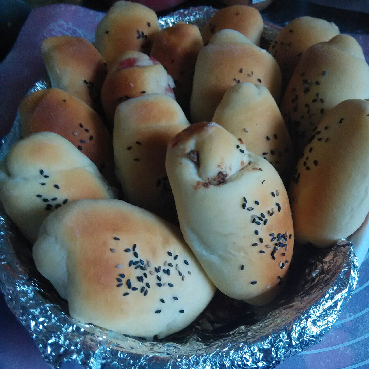 黄油面包卷