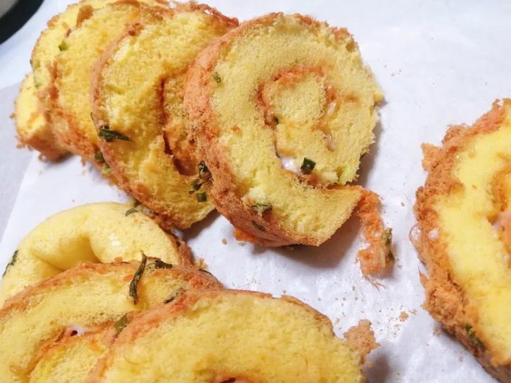 【蛋糕卷小分队】2：香葱肉松蛋糕卷