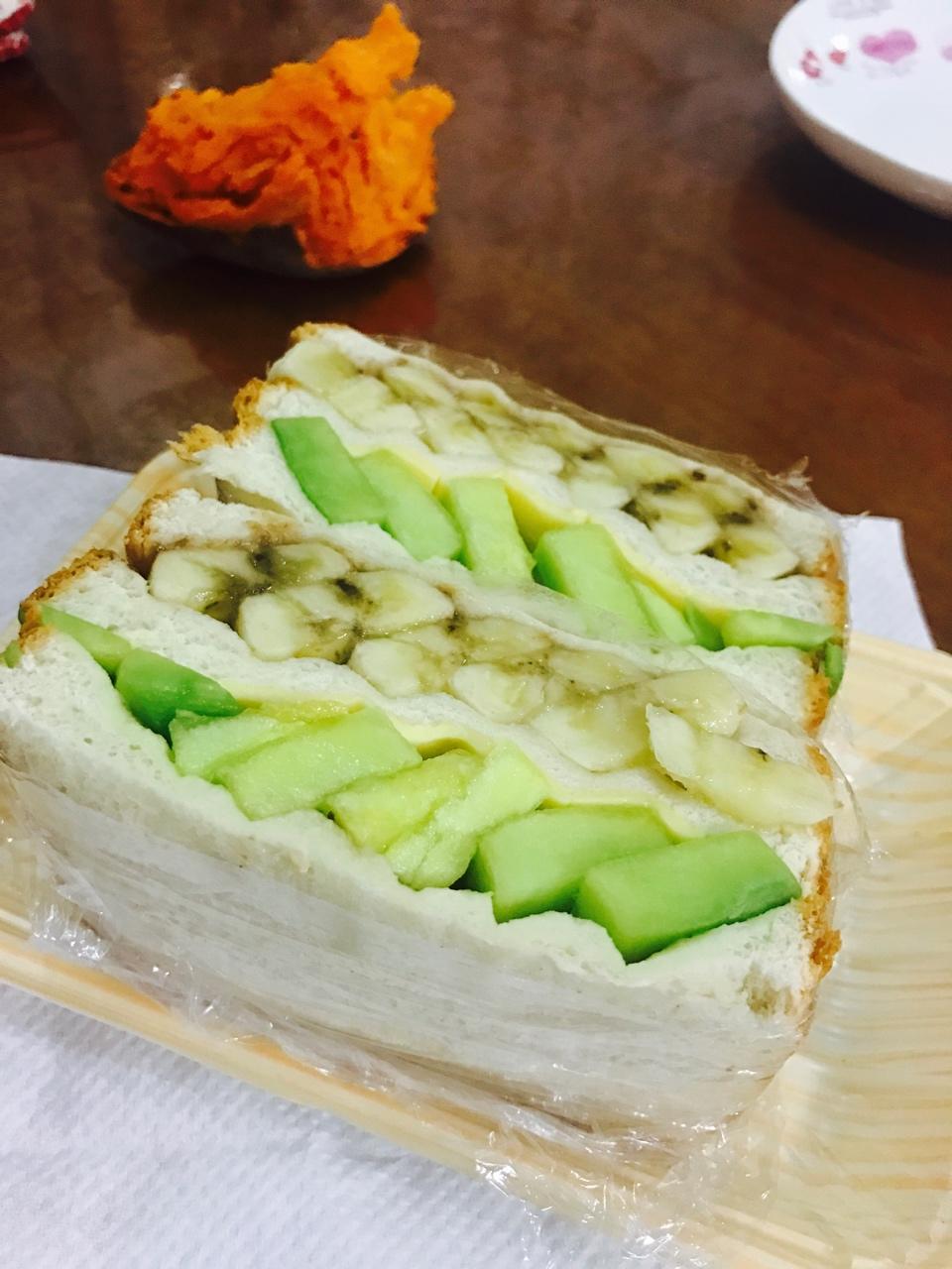 香蕉双享三明治