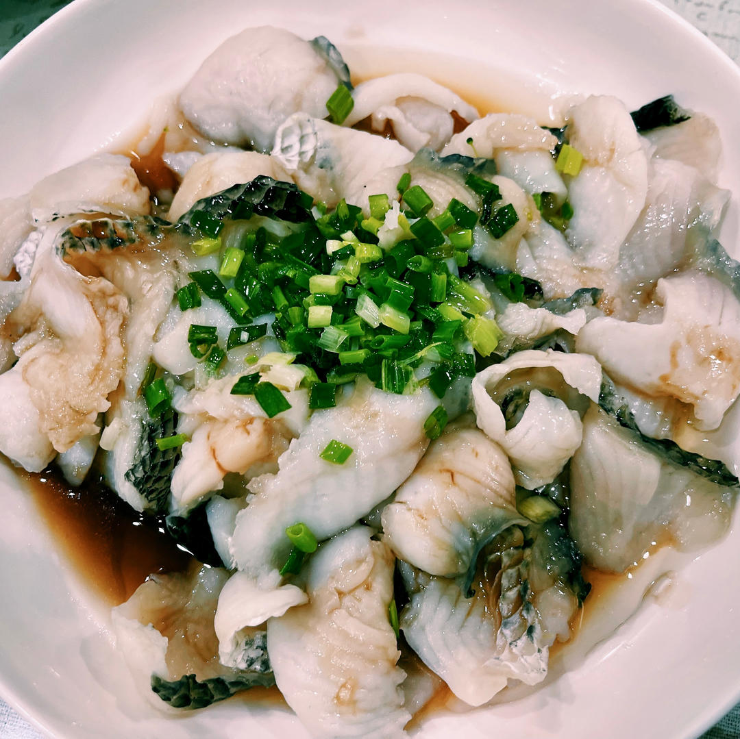 葱香嫩滑黑鱼片