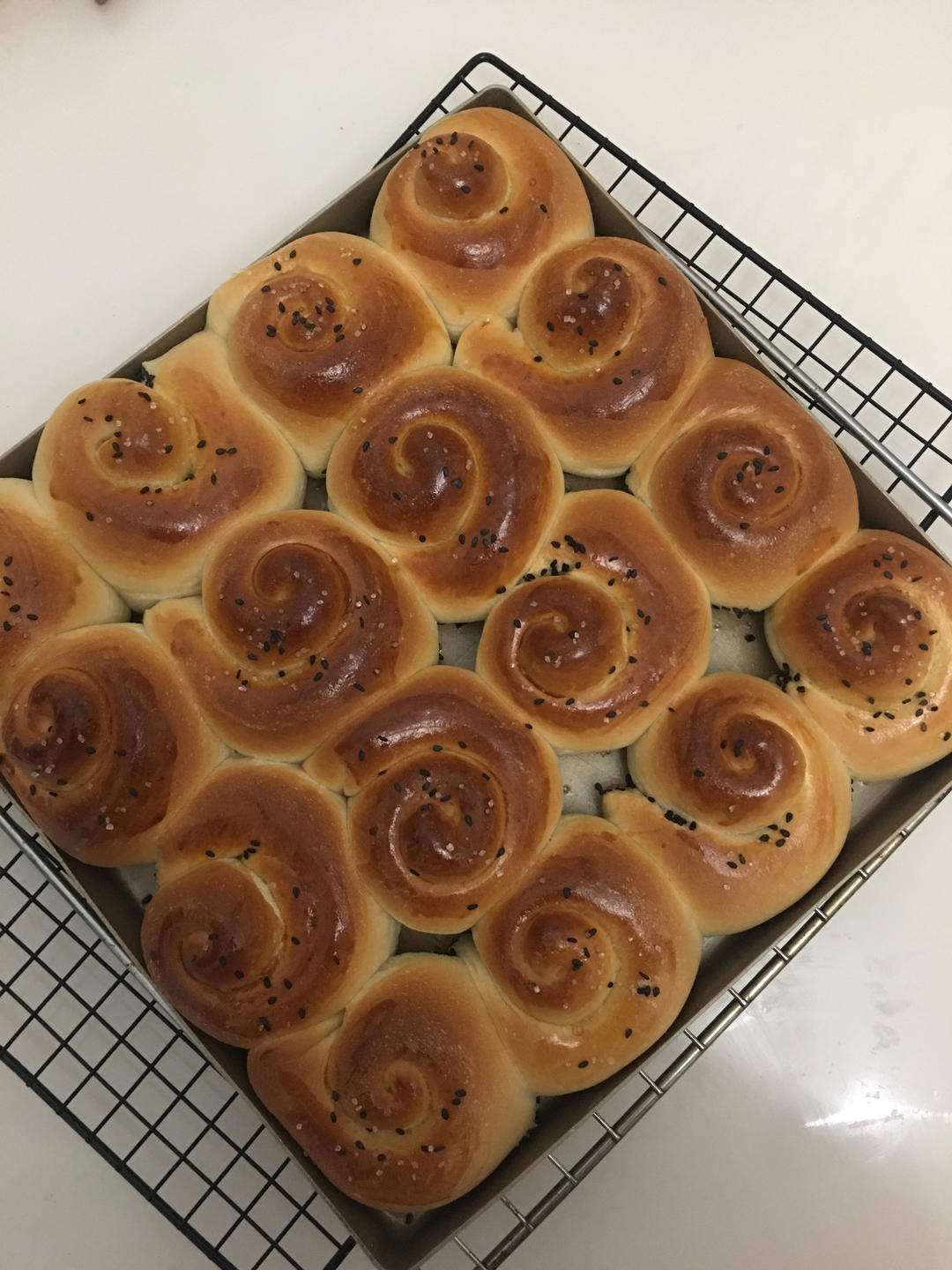 香脆柔软的蜂蜜脆底面包