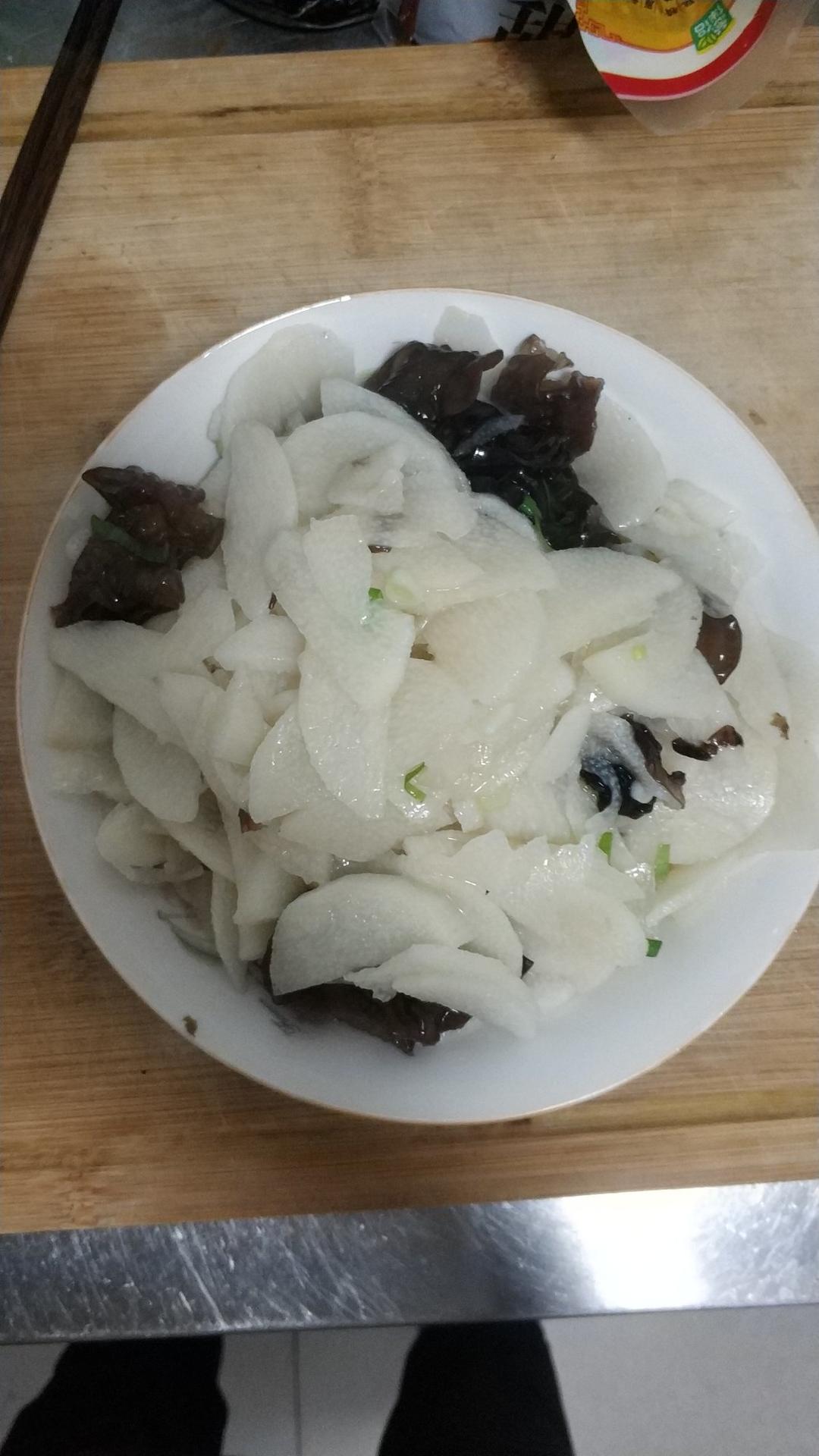 山药炒木耳