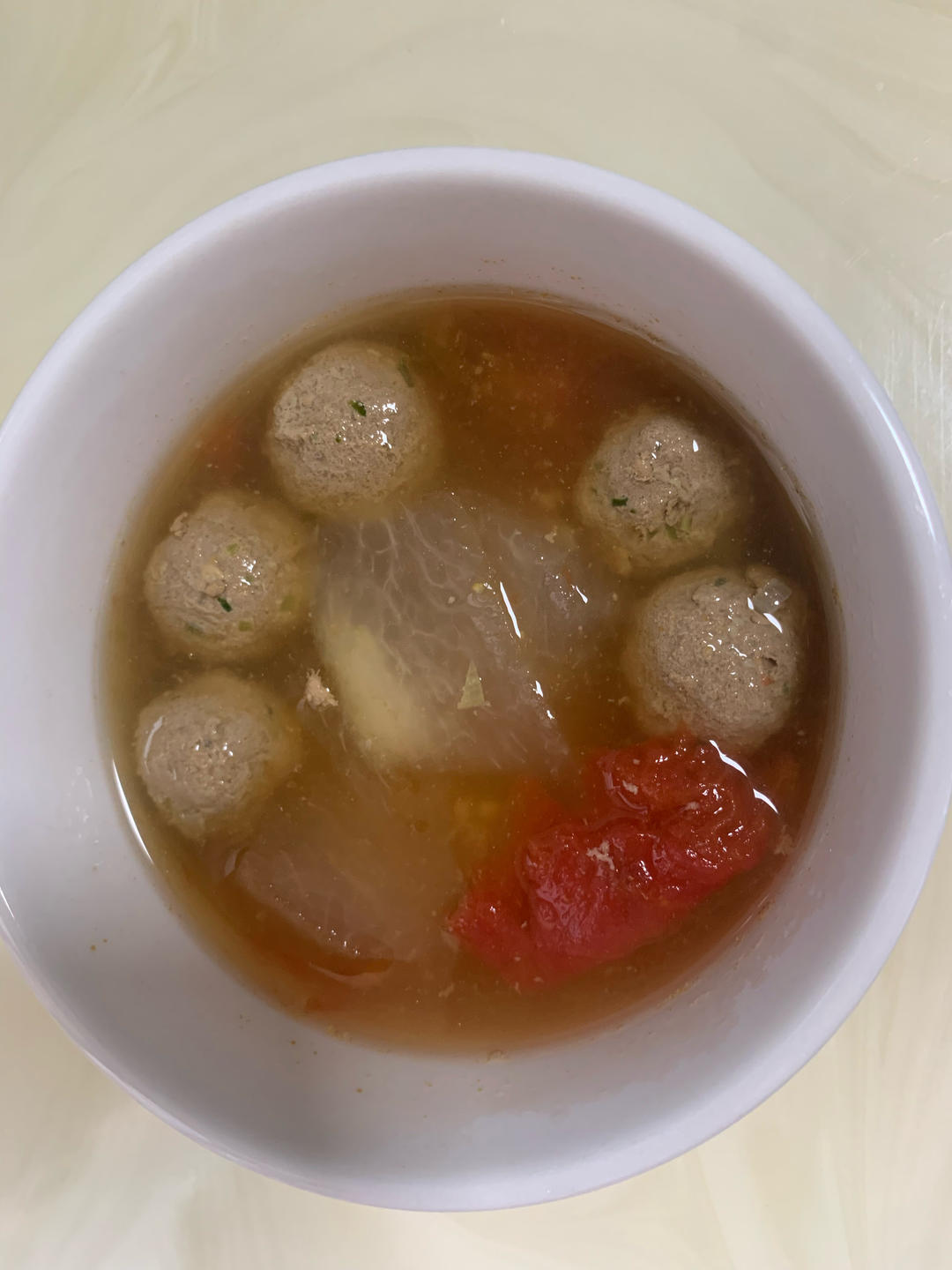 冬瓜牛肉丸子汤