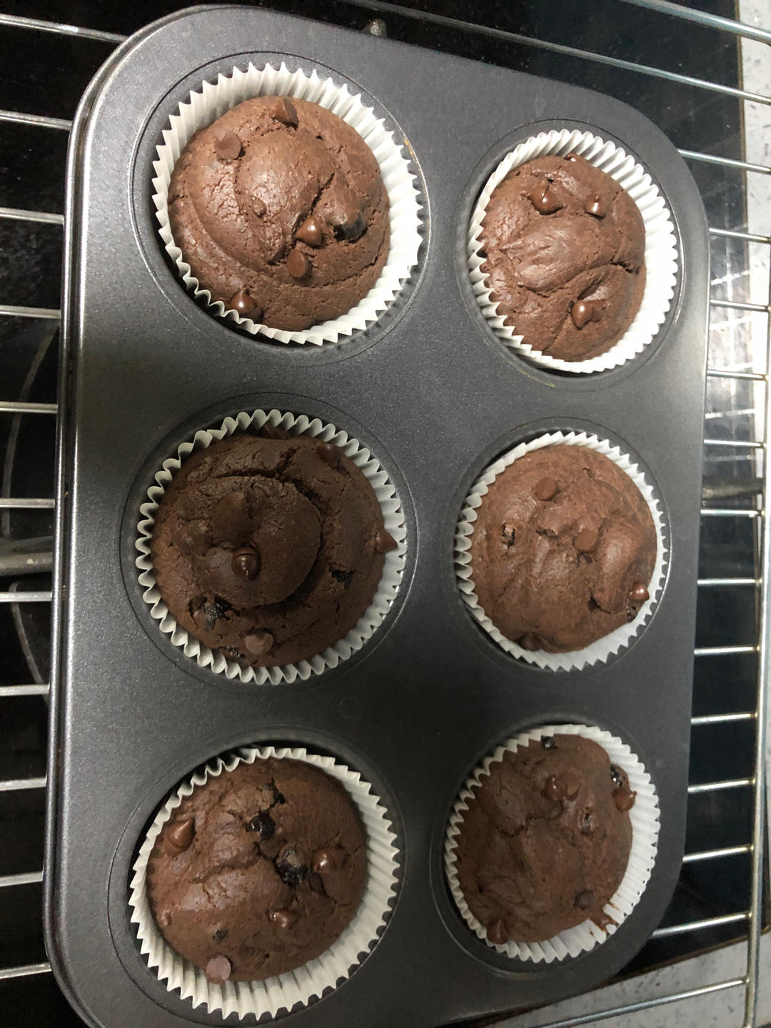 只需要搅合就能烤出来的🍫巧克力马芬🧁