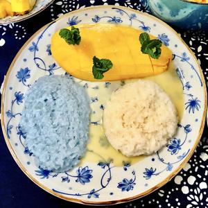 新泰式味觉盛宴——东南亚风花生酱椰香咖喱鸭（珐琅锅版）+双色椰浆芒果糯米饭的做法 步骤13