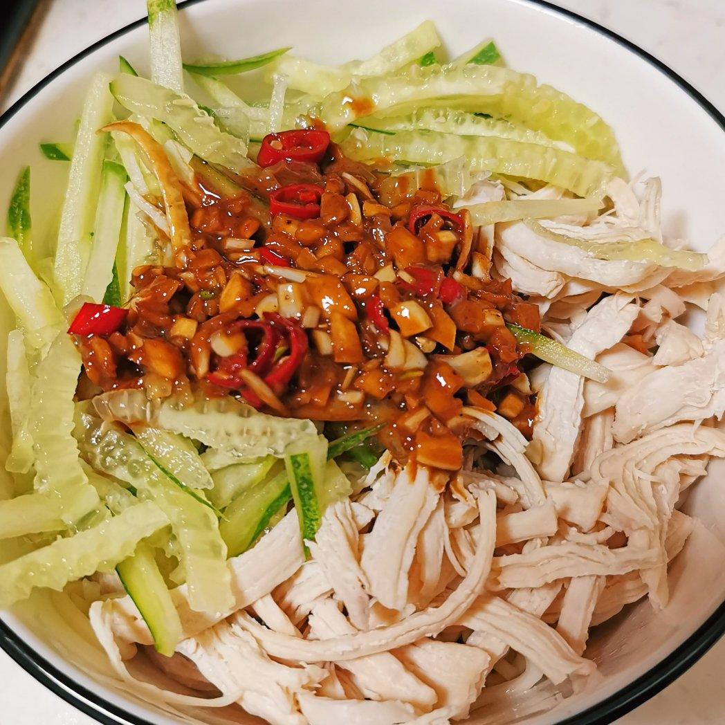 麻酱鸡丝凉面