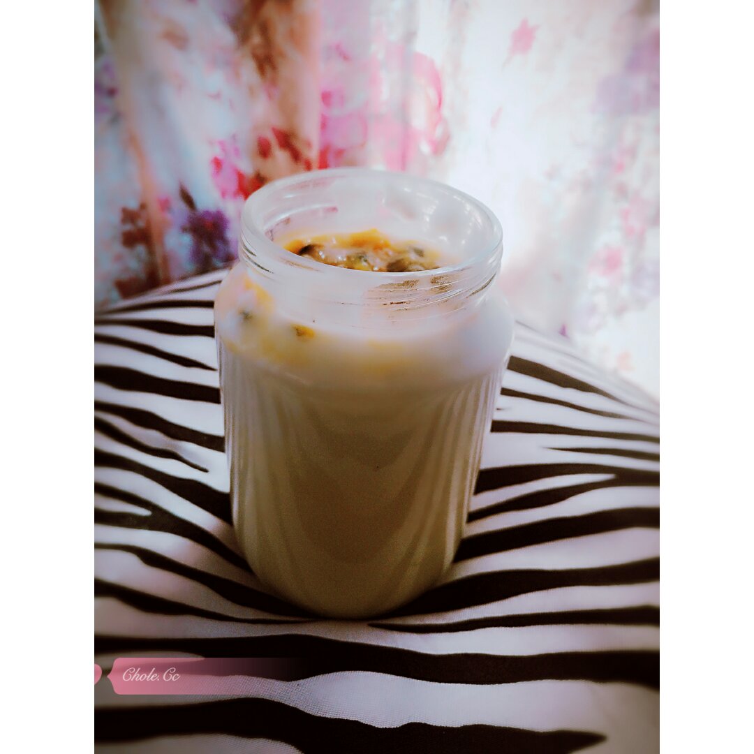 百香果酸奶意式奶冻<Passionfruit Yogurt Panna Cotta>