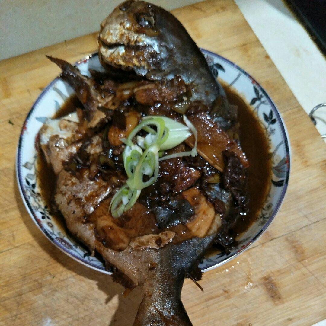 家常红烧鲳鱼