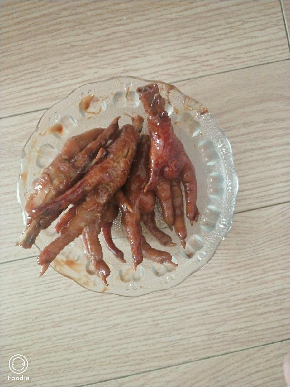 电饭锅脱骨红烧鸡爪