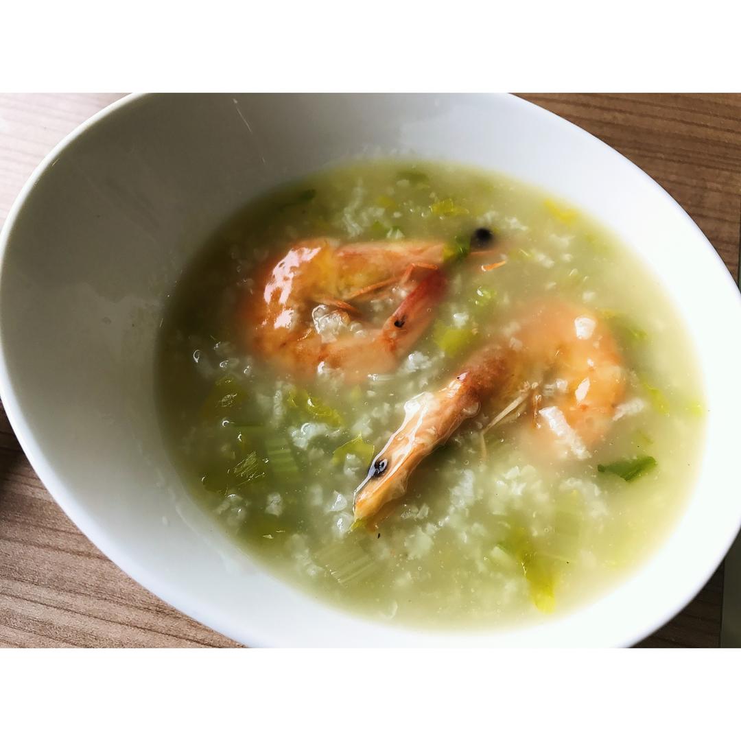 鲜虾香芹粥