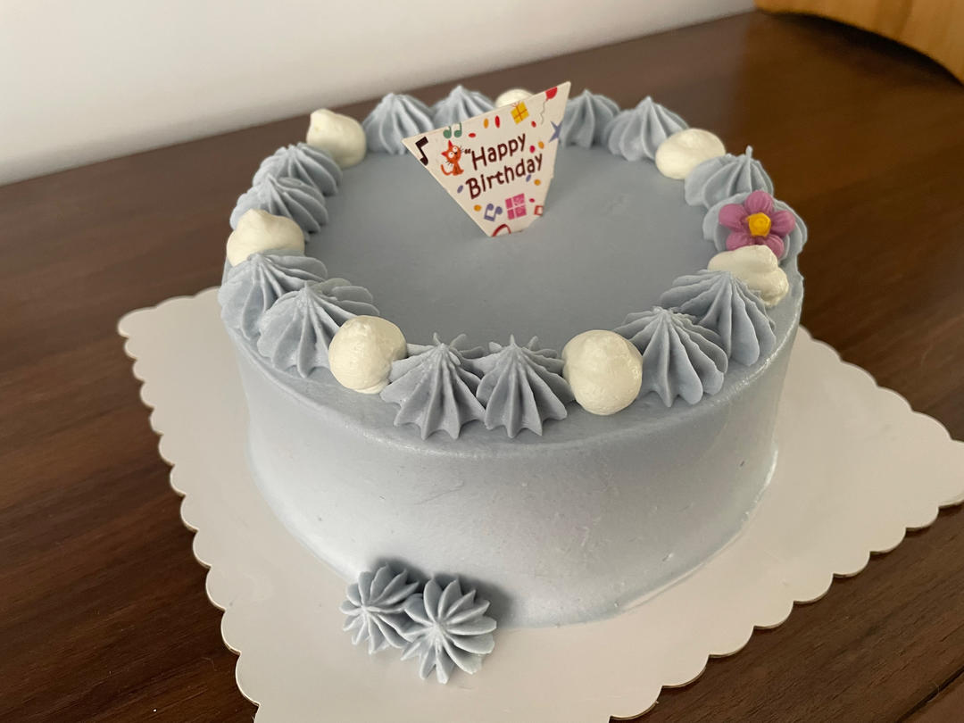 紫薯芋泥巴斯克蛋糕🍰温柔无比的粉紫仙女色系～