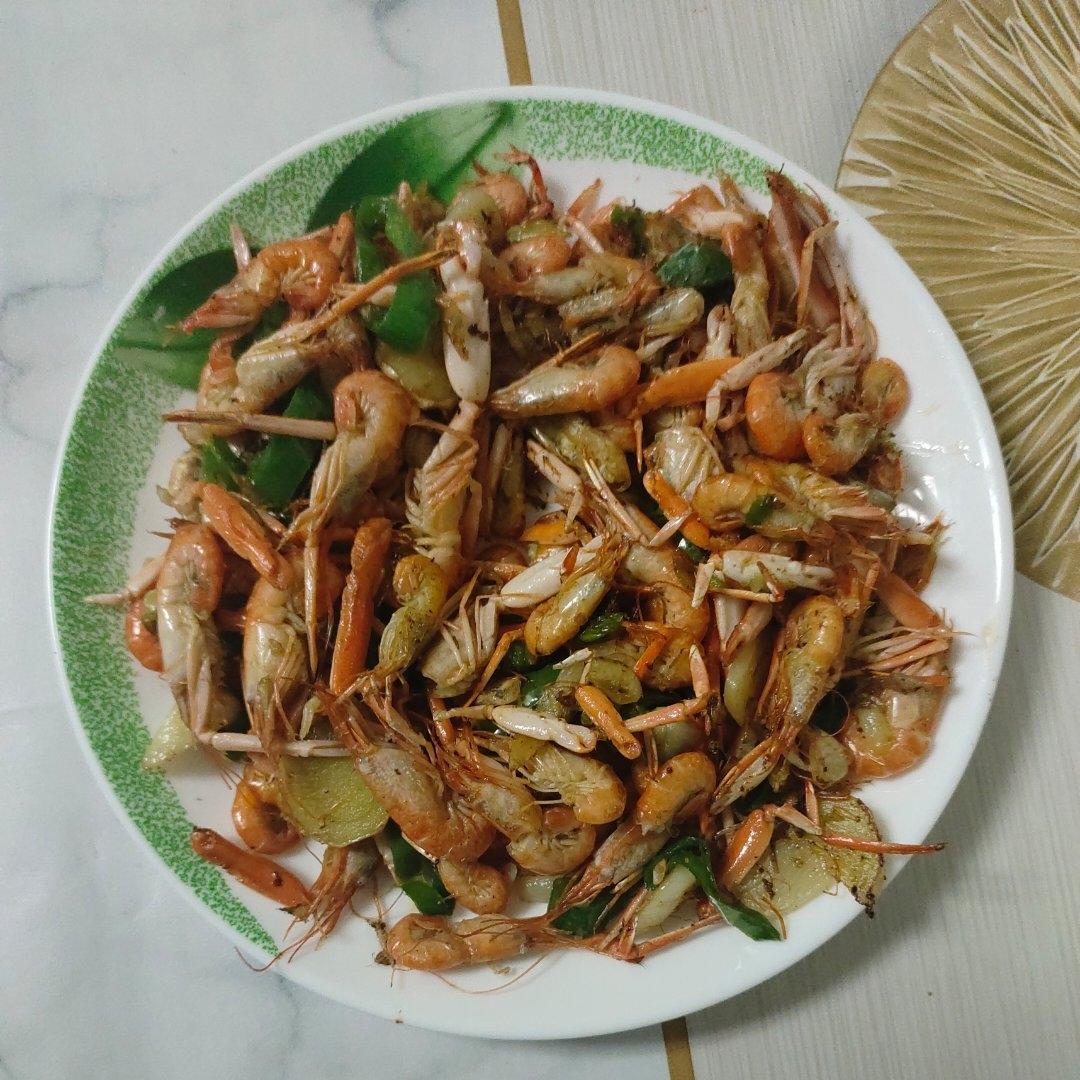 超简单的爆炒小海虾