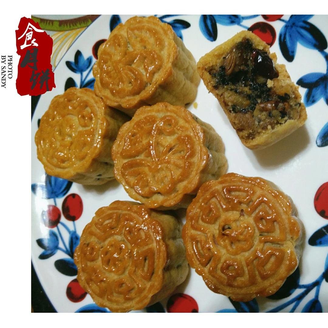 五仁月饼～不用转化糖浆的版本