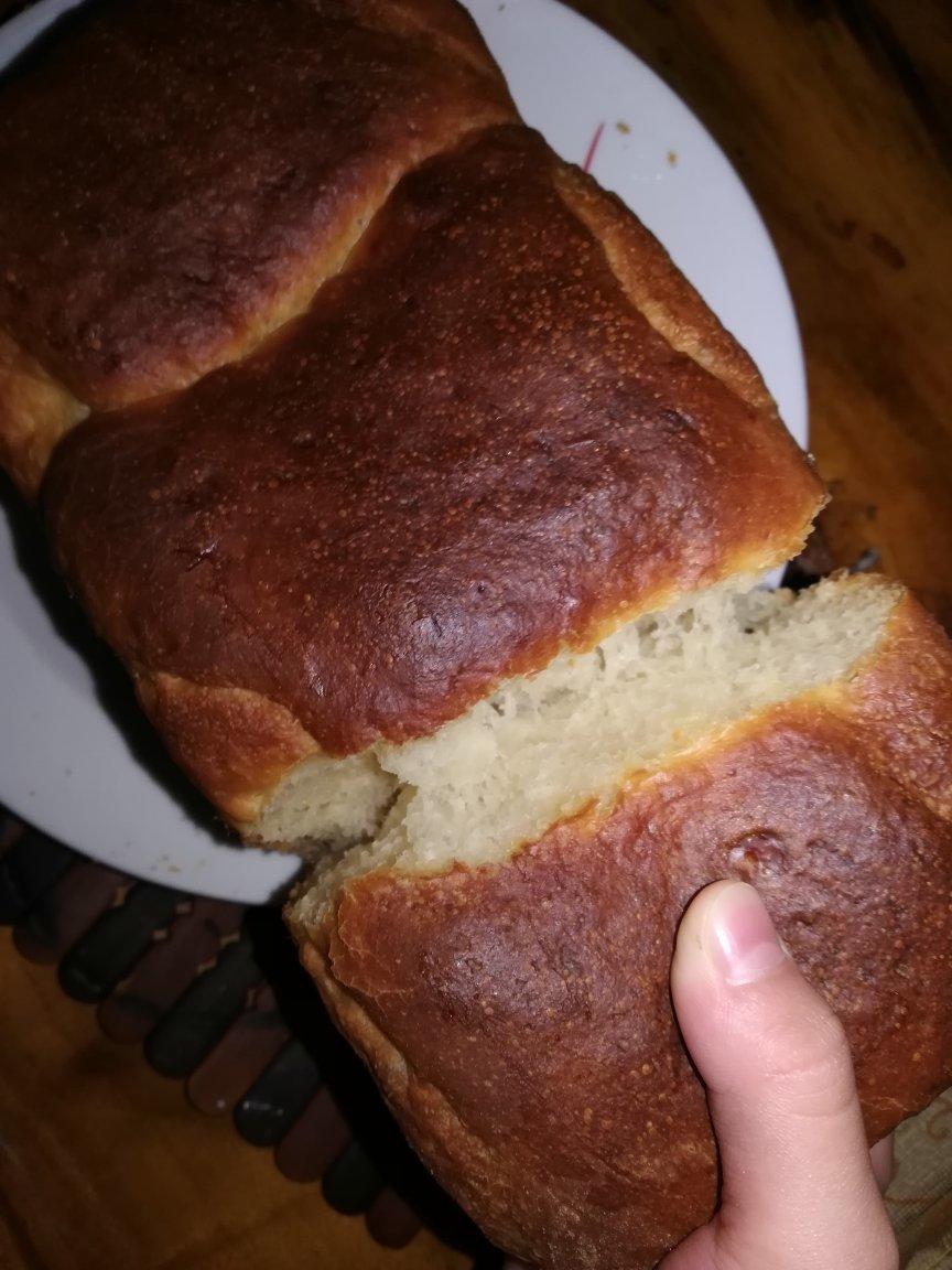 奶香土司（面包机＋烤箱的完美组合）