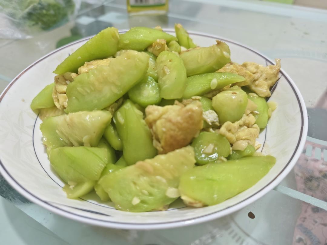 简单快手，五分钟搞定的丝瓜炒蛋