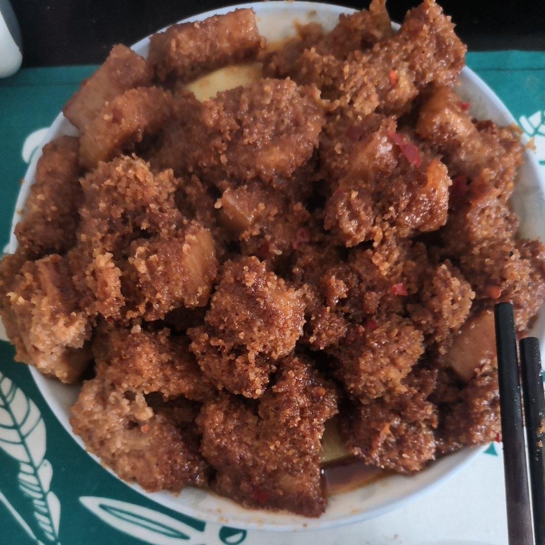 绝绝子！甩饭店几条街的粉蒸肉（粉蒸排骨）