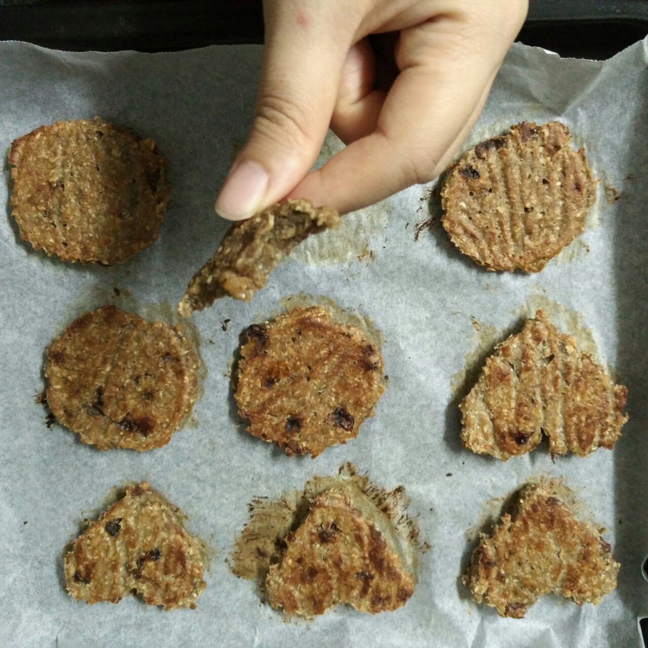 减肥饼干-低卡无油香蕉麦片