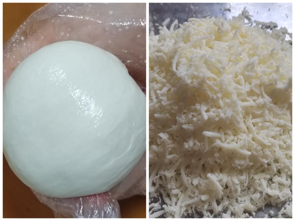 鲜牛奶＋醋自制马苏里拉芝士碎