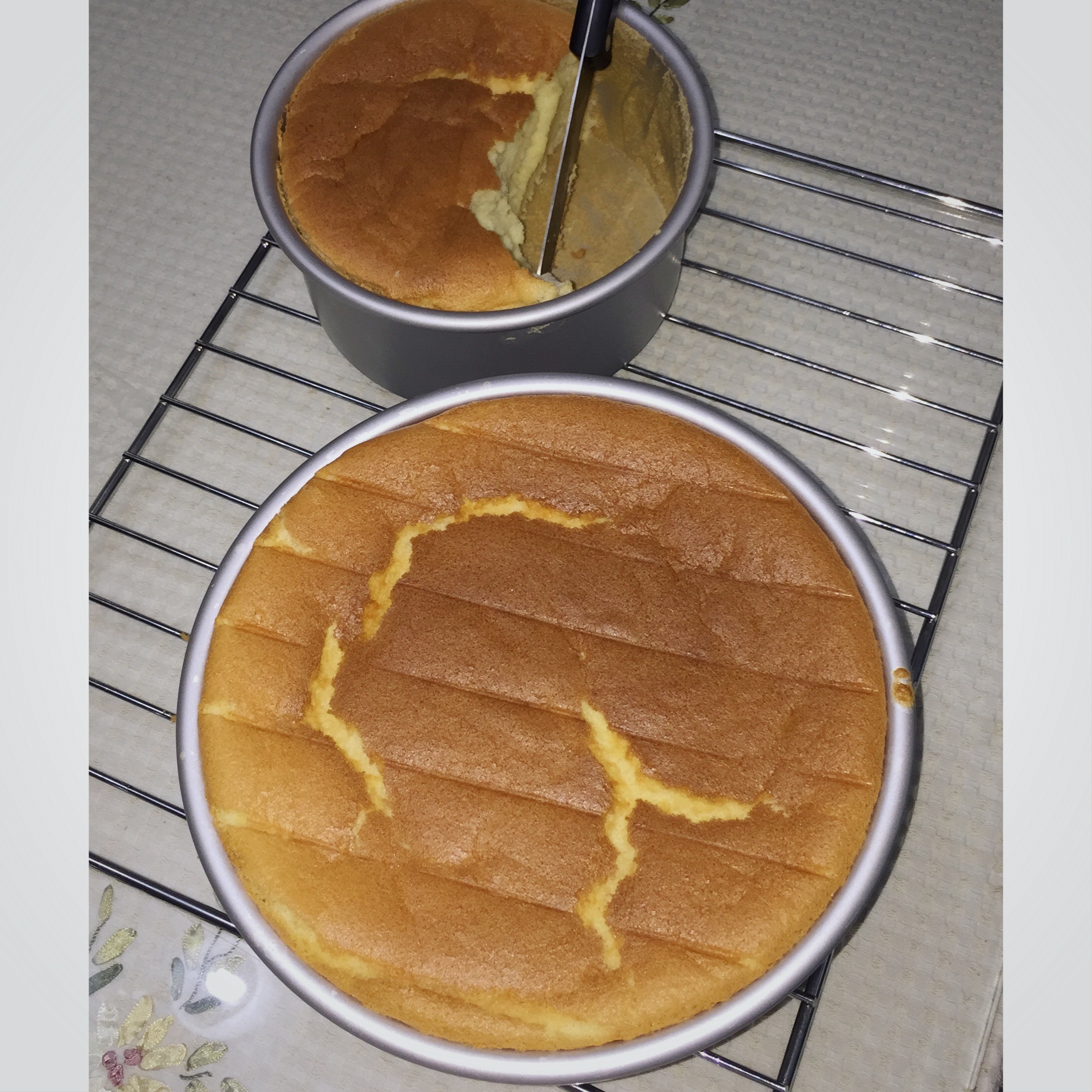 《Tinrry+》戚风蛋糕（6寸配方）（基础、超详细教程）