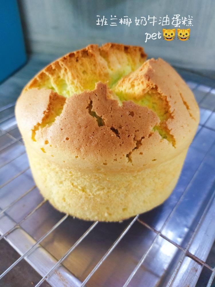 班兰椰奶黄油蛋糕的做法
