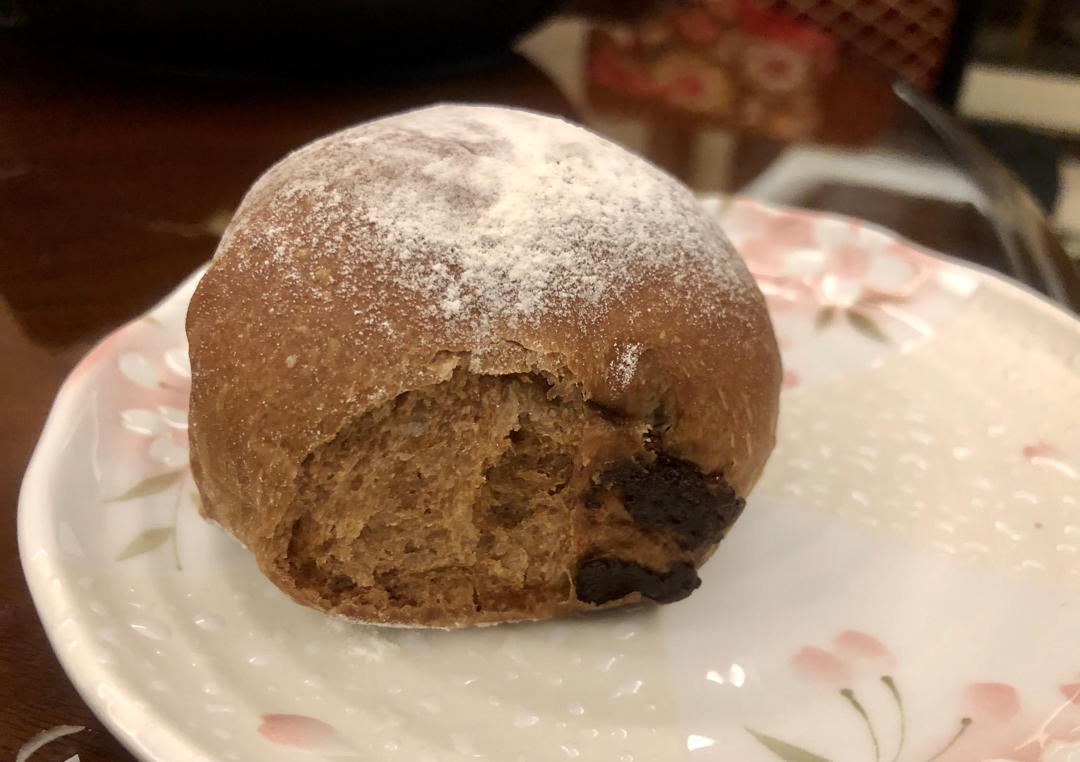 双重巧克力爆浆小餐包